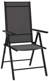 vidaXL Σετ Τραπεζαρίας Κήπου 10 Τεμαχίων Μαύρο / Ανθρακί