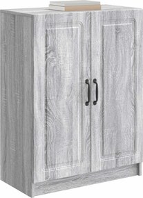 vidaXL Πλαϊνό γραφείο Γκρι Sonoma 66 x 34,5 x 87 εκ.