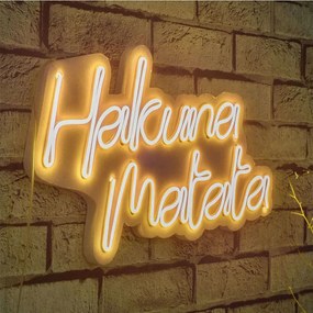 Διακοσμητικό Φωτιστικό Τοίχου Hakuna Matata 395NGR1776 46x2x28cm Led 19,6W Yellow Wallity