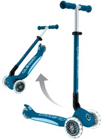 Globber Scooter Elite Lights V2 Petrol Blue