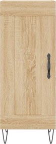 vidaXL Ντουλάπι Sonoma Δρυς 34,5x34x90 εκ. από Επεξεργασμένο Ξύλο