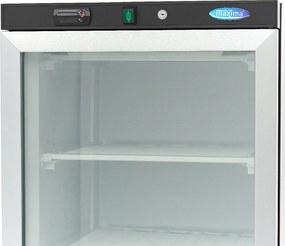 Freezer - 400L - Black - with Glass Door