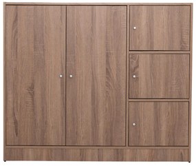 ΝΤΟΥΛΑΠΙ ΜΕ 4 ΑΠΟΘ.ΧΩΡΟΥΣ MATIN  SONAMA OAK ΜΕΛΑΜΙΝΗ 117x39,5x99,5Υεκ