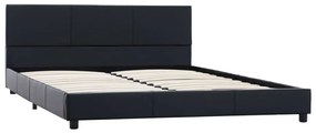 vidaXL Πλαίσιο Κρεβατιού Μαύρο 140 x 200 εκ. από Συνθετικό Δέρμα