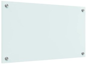 vidaXL Πίσω Πάνελ Κουζίνας Λευκό 70 x 40 cm σκληρυμένο γυαλί