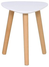 FINE Τραπεζάκι Σαλονιού Καθιστικού, Άσπρο 35x30x30cm Ε7744,1