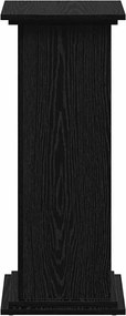 vidaXL Βάση φυτών Μαύρη Οξυά 33 x 33 x 80 cm Επεξεργασμένο ξύλο
