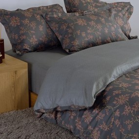 Σεντόνια Υπέρδιπλα (Σετ) Nef-Nef Homeware Foxy Grey/Blue