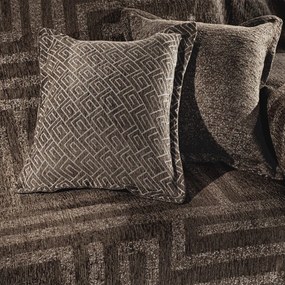 Μαξιλαροθήκη Διακοσμητική Aberon-Victor Wenge Guy Laroche 50X50 Chenille,Cotton,Polyester