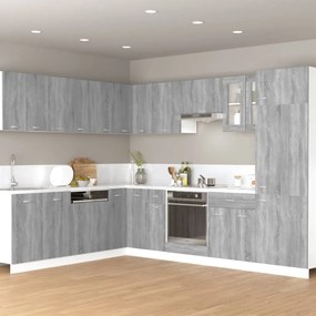 vidaXL Κρεμαστό Ντουλάπι "Lyon" Γκρι Sonoma 60x31x40 εκ. από Τεχνητό Ξύλο
