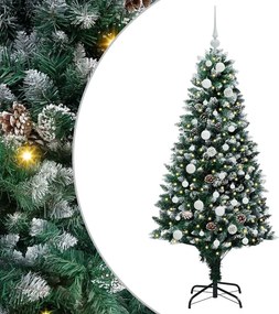 vidaXL Τεχνητό Χριστουγεννιάτικο Δέντρο με 150 LED Πράσινο 150 cm