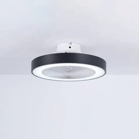 Ανεμιστήρας Οροφής Με Φως Led & Τηλεχειριστήριο 50εκ. Homelighting Marco Black 77-50621