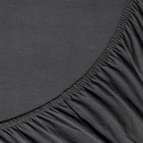 Σεντόνι Μακό Μονό Με Λάστιχο (100x200+40) La Luna Night Black