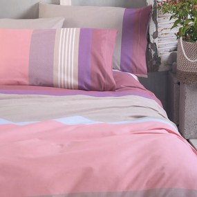 Σεντόνια King Size (Σετ) Rythmos Next Savoy Pink