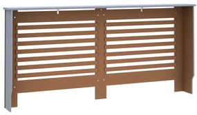 VidaXL Κάλυμμα Καλοριφέρ Ανθρακί 172 x 19 x 81,5 εκ. από MDF