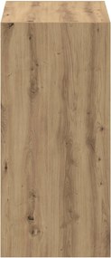 vidaXL Ντουλάπι με ράφι με αποθήκευση Artisan Oak 77 x 48 x 102 cm