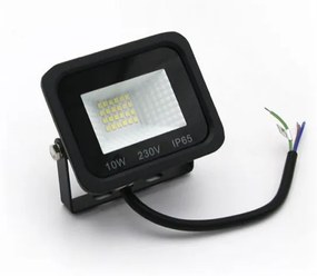 Προβολέας LED SMD 10W 6200K Δέσμη 120° Μαύρο IP65 3-381010 Lumen 3-381010 Μαύρο