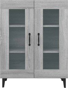 vidaXL Ντουλάπι Γκρι Sonoma 69,5 x 34 x 90 εκ. από Επεξεργασμένο Ξύλο