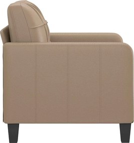 vidaXL Πολυθρόνα Καπουτσίνο 60 εκ. Συνθετικό δέρμα