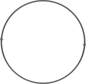 vidaXL Δακτύλιος γλάστρας 5 pcs Μαύρο 30 x 30 x 20 cm