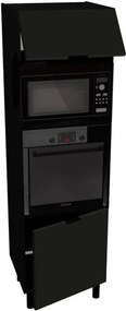 Επιδαπέδιο ντουλάπι ψηλό φούρνου Italia SPM6/2137-Μαύρο