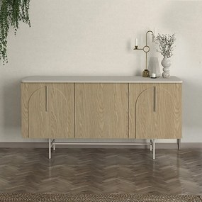 Megapap Μπουφές Rebel Rota Oak - Sandstone