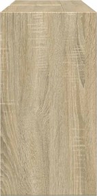 vidaXL Ντουλάπι Νιπτήρα Sonoma Δρυς 90x29x55εκ. από Επεξεργασμένο Ξύλο