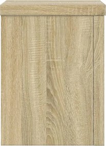 vidaXL Βάσεις Φυτών 2 Τεμ. Sonoma Δρυς 15x15x20 εκ. Επεξεργασμένο Ξύλο