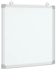 vidaXL Πίνακας Μαρκαδόρου Μαγνητικός Λευκός 60x60x1,7 εκ. Αλουμινίου