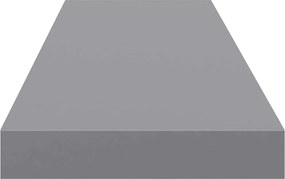 vidaXL Ράφι Τοίχου Γκρι 90x23,5x3,8 εκ. MDF