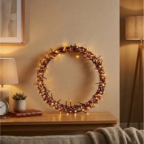 ΕΠΟΧΙΑΚΆ ΦΩΤΕΙΝΆ ΣΤΟΙΧΕΊΑ RING 38CM 300LED E. WARM WHITE AX8107000
