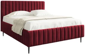 Επενδυμένο κρεβάτι Lewezo-Mporntw-140 x 200