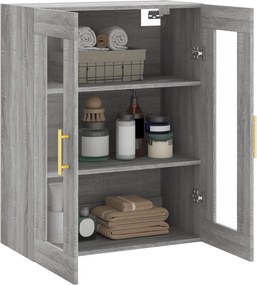 vidaXL Ντουλάπι Τοίχου Γκρι Sonoma 69,5 x 34 x 90 εκ.