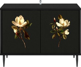 vidaXL Ντουλάπι TV BREMEN 69 x 33 x 50,5 εκ. Μαύρη Δρυς