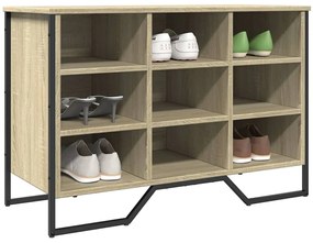 vidaXL Παπουτσοθήκη Sonoma Δρυς 90x38x61,5 εκ. από Επεξεργασμένο Ξύλο