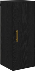 vidaXL Επιτοίχιο ντουλάπι Μαύρη Οξυά 34,5 x 34 x 90 εκ.