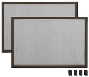 vidaXL Σήτα Παραθύρου Επεκτεινόμενη Καφέ (100-193)x75 εκ.