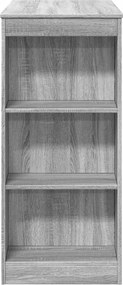 vidaXL Τραπέζι Μπαρ Γκρι Sonoma 95x47x103,5 εκ. από Επεξεργ. Ξύλο