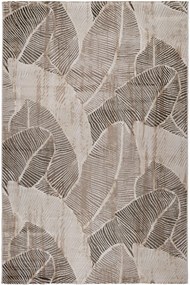 Χαλί Gossip 8426B Vizon White Beige-Brown Βιοκαρπέτ 67Χ140cm