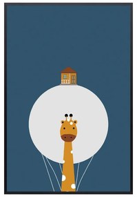Κάδρο Σε Καμβά Happy Kid 6 021117 31,5x41,5xH3,5cm Multi-Black Vertical Wood, Canvas