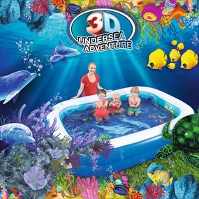 Bestway Πισίνα Φουσκωτή Undersea Adventure 54177