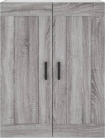 vidaXL Ντουλάπι Γκρι Sonoma 69,5 x 34 x 180 εκ. Επεξεργασμένο Ξύλο