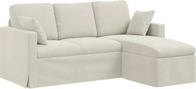 vidaXL Καναπές Κρεμ