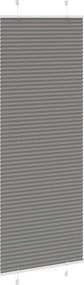 vidaXL Πλισέ περσίδα Ανθρακί 70x200 cm Πλάτος υφάσματος 69,4 cm