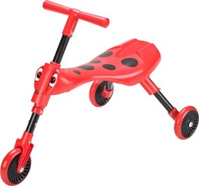 Beetle Loopfiets met 3 Wielen Junior Red/Black