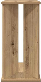 vidaXL End Table Artisan Oak 35 x 25 x 50 εκ Επεξεργασμένο Ξύλο