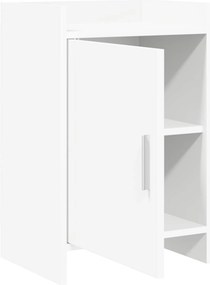 vidaXL Κομοδίνα Λευκό 40 x 30 x 60 cm Επεξεργασμένο Ξύλο