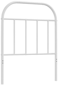 vidaXL Ανταλλακτικό κεφαλάρι Λευκό 75 εκ. Μεταλλικό