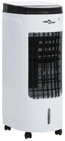 vidaXL Air Cooler Φορητό 3 σε 1 Ασπρόμαυρο 60 W