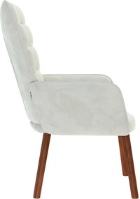 vidaXL Πολυθρόνα Relax Ανοιχτό Γκρι Βελούδινη